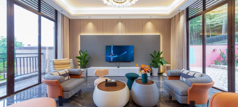 佛冈乐之谷凤凰温泉滑梯泳池别墅图片