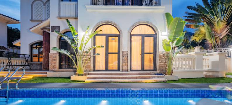 走过花街遇见海独立院子图片