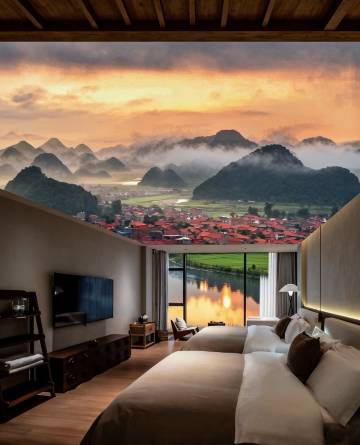 丘北•乐野|AncientWWAustereStyle中古侘寂设计民宿(椒莲广场店)