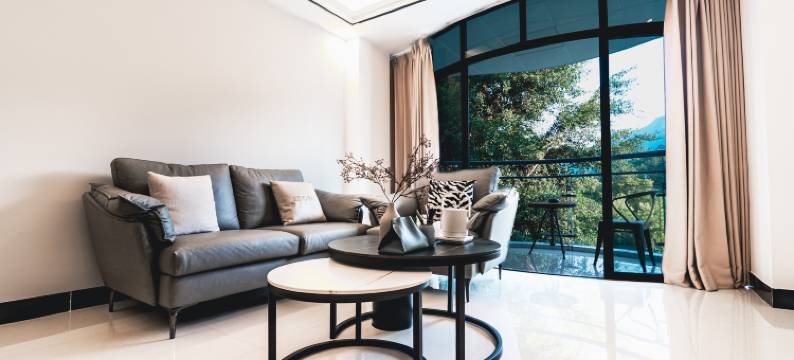 水天一色小栈图片