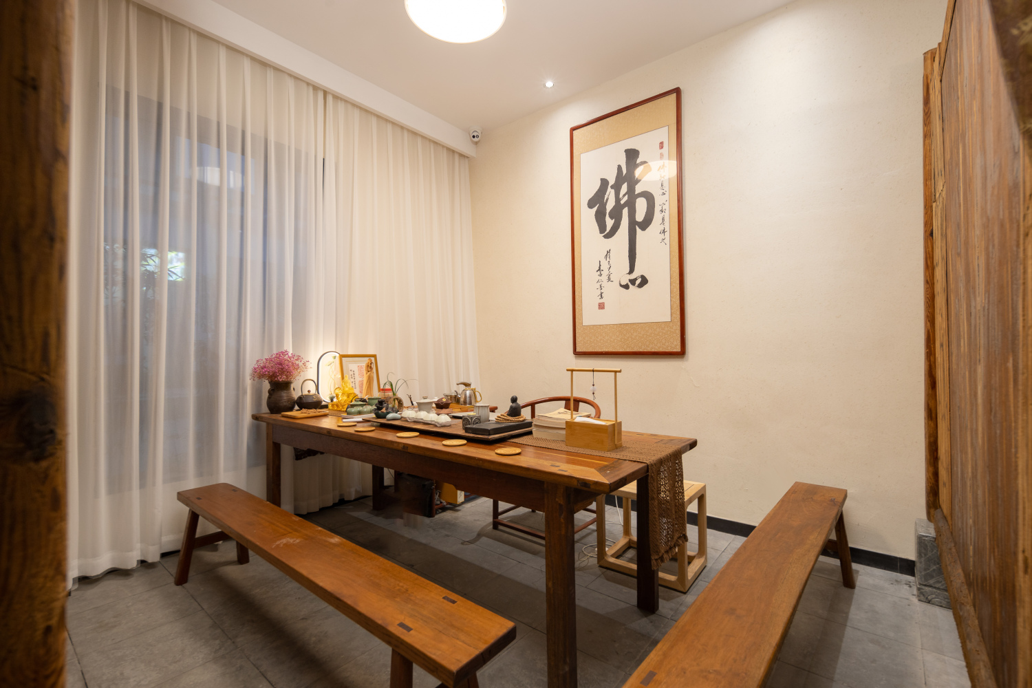 Shuxiang Tea Garden · Light intelligent whole house wood · Heart Peace home Chinese style MeishuOver view