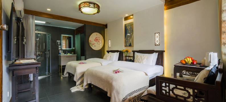 晴初阁·Mirth-sun新中式·秘密花园│东方美学民宿(古城大水车店)图片