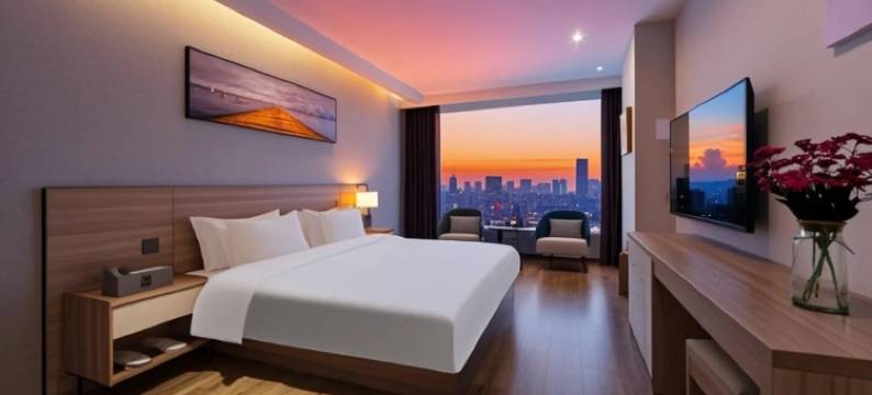 云臣I高空城景 AestheticsDesigner民宿(怀化高铁站万达广场店)图片