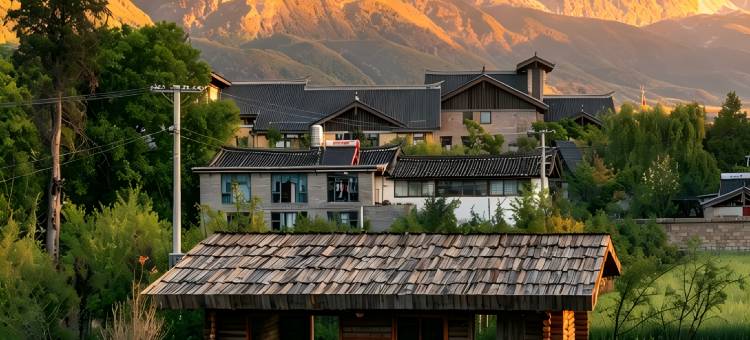 荒度余生AR-Xnn有风·光影美学丨° 既山野度假雪景民宿图片