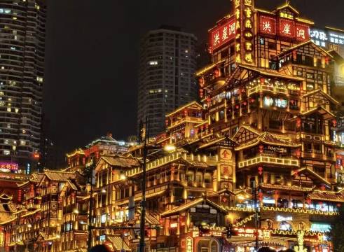 时光漫步S酒店(重庆解放碑洪崖洞店)图片