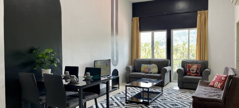 兰卡威山景3房公寓式民宿(Hillview Cube w/Rooftop Pool)图片