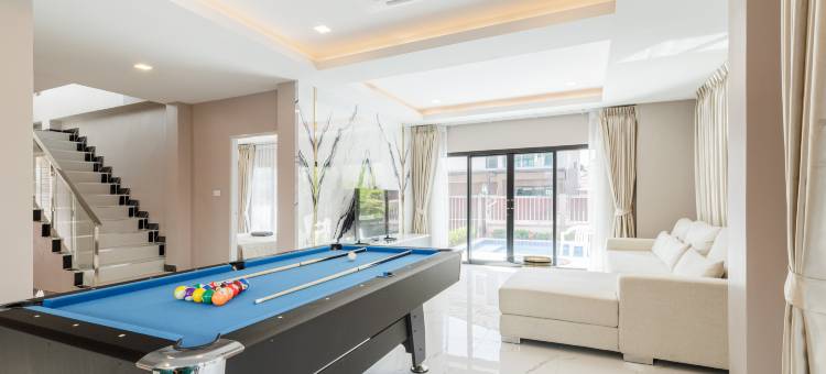 芭提雅The Lake【四卧⭐️五卧独栋泳池别墅/ 水上市场⭐️免费停车】(Pattaya detached four-bedroom five-bed room pool villa)图片