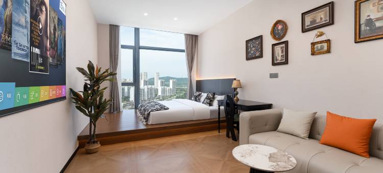 和风时屿·VibeParis海景|法式设计师民宿(威海韩乐坊高铁站店)图片