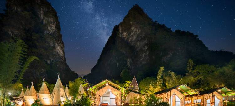 山水笙美星空下帐篷度假酒店(阳朔十里画廊遇龙河店)图片