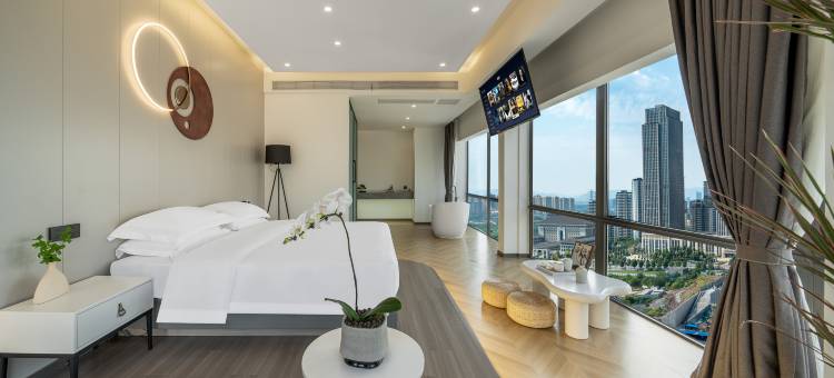 天壹·全景智能酒店(重庆江北国际机场中央公园地铁站店)图片