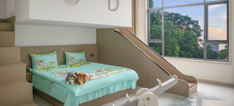 新文•名宿丨FamilySlideMtn180°亲子民宿(河南宝泉旅游度假区店)图片