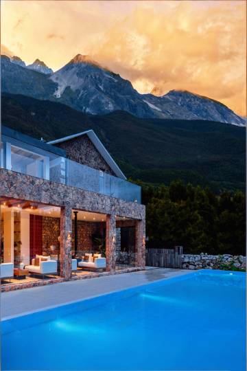 云又三秋丨270度雪山水镜丨全景野奢庄园