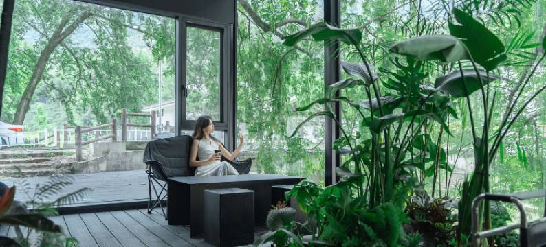 忆时光丨枕溪上·伴山草坪ins风美宿(皖南川藏线月亮湾景区店)图片