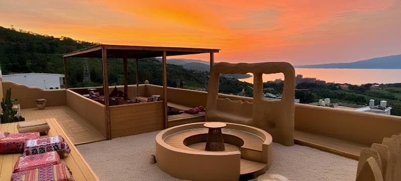 上荨罗迦·Santorini月亮湾希腊亲子海景私汤民宿(抚仙湖风景区)图片