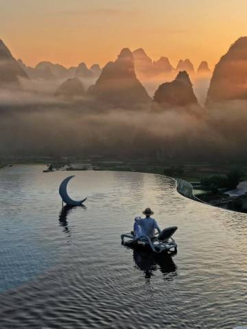 阳朔发呆悬空温泉轻奢极景酒店(十里画廊遇龙河店)图片