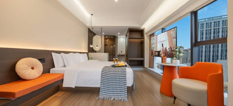 季風艺术影宿酒店(通川区四川文理学院莲花湖校区店)图片