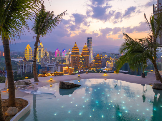 西双版纳景洪椿山夕上SAND POOL半山度假别苑