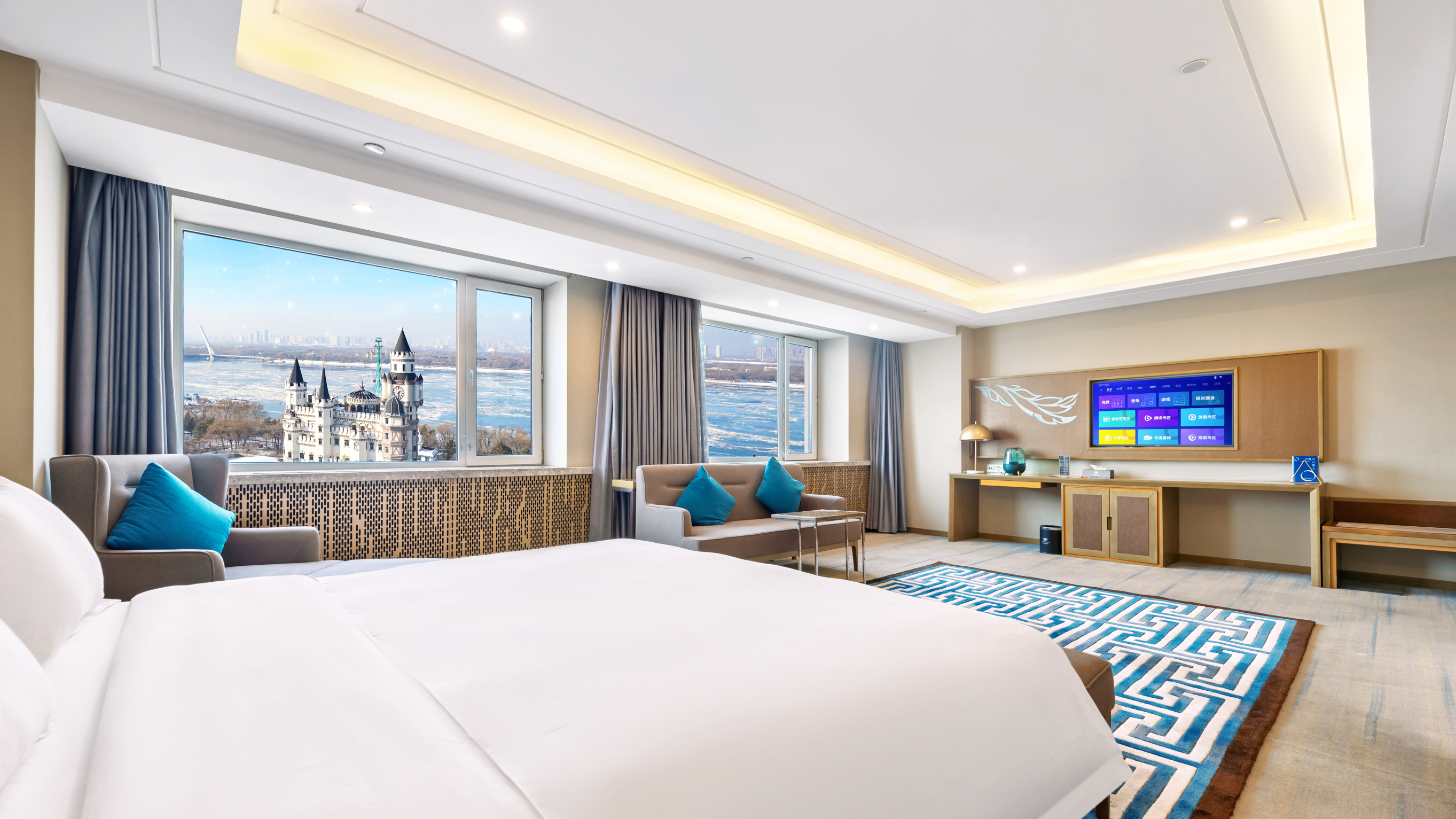 Harbin Central Street Habsburg Hotel (Sofia Church) Over view