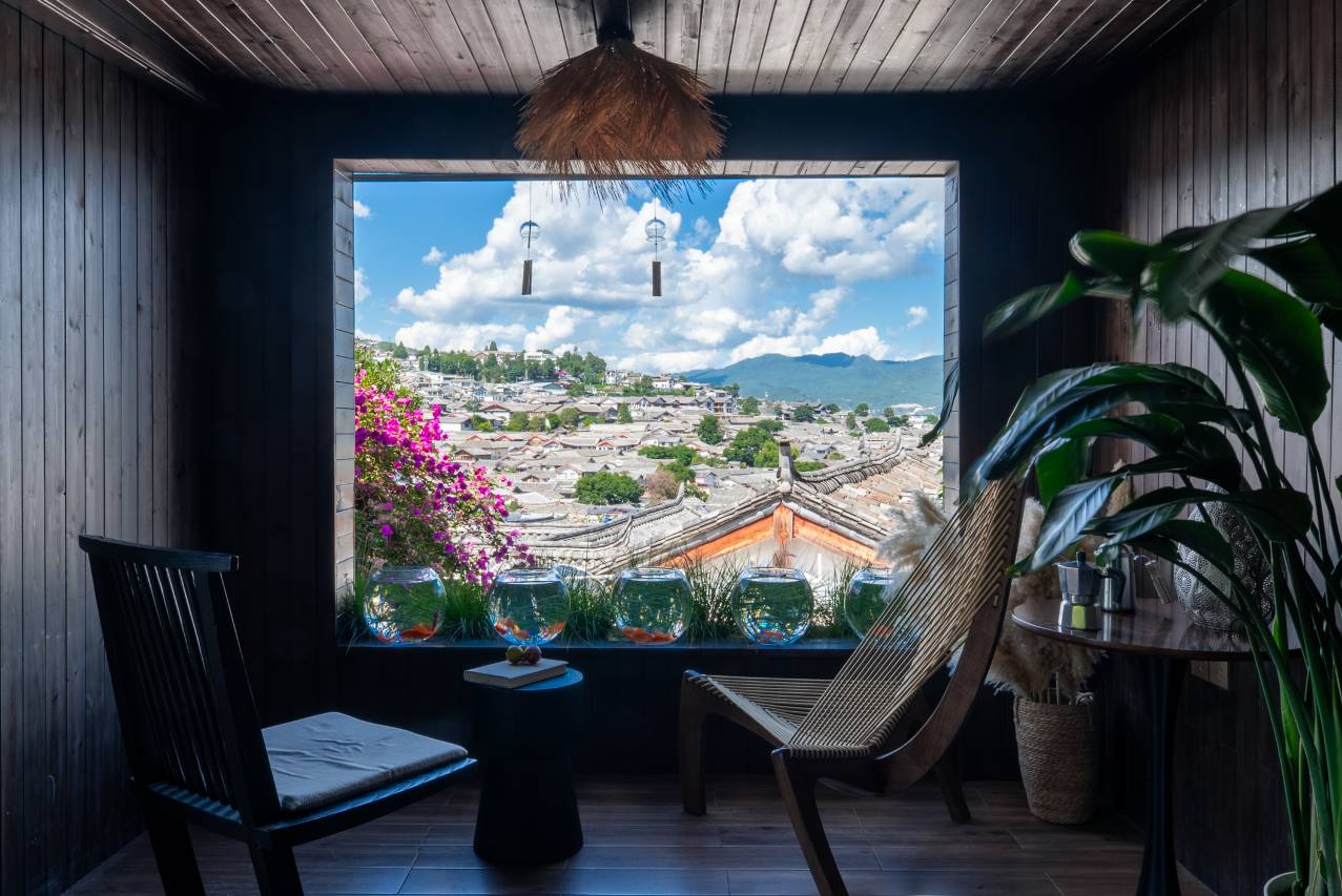 丽江古城听花堂·360度观古城度假酒店(大水车店)图片