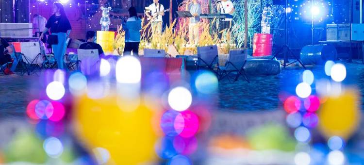 响沙湾悦沙岛帐篷营地图片