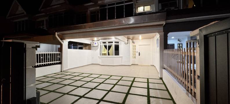 现代极简奶油风设计民宿 (Parit Raja)(Modern minimalist cream-colored themed Parit Raja)图片