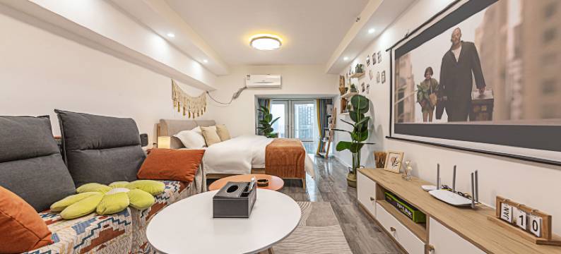 栖牛精选巨幕影音公寓(恒大曹家巷广场店)图片