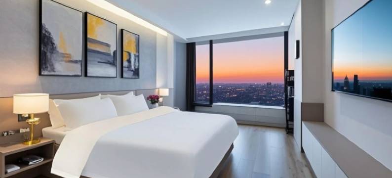 云臣I高空城景 AestheticsDesigner民宿(怀化高铁站万达广场店)图片