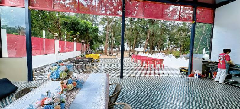 听海云风沙滩小苑图片