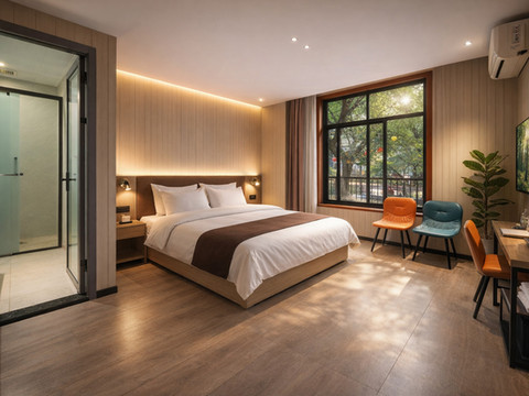 拾安酒店(绵竹中心广场市人民医院店)