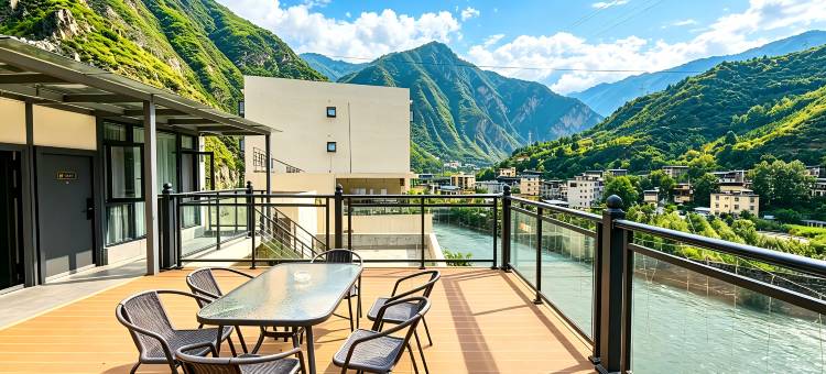 理县古道山舍·Mountain View|露台观景民宿图片