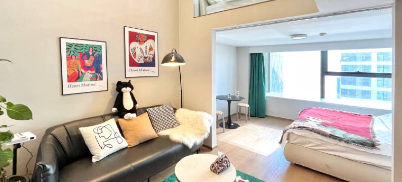 半糖西柚Loft民宿(星海广场店)图片