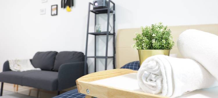 梳帮双威泰莱舒适一室房|齐全小厨房|洗衣机(SS15 Courtyard First Subang Cozy Studio with WIFI/TV Box)图片