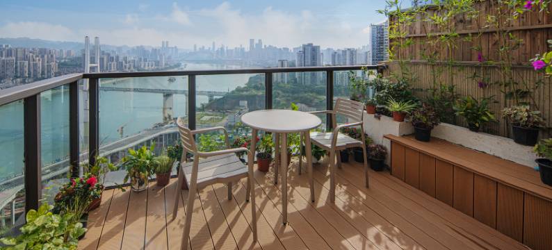 江上外滩纯江景城市景观民宿图片