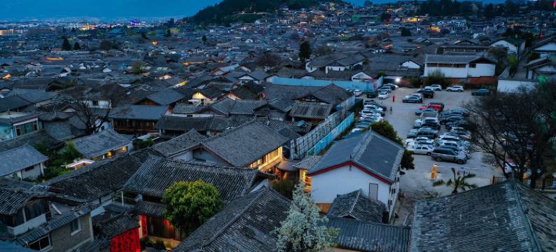 Cure斑斓·自然美学观古城全景度假庭院(丽江古城大水车店)图片