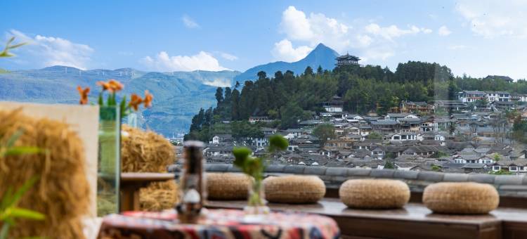 Nell和风庭· 一川风月丨观雪山古城全景酒店(丽江古城大水车店)图片
