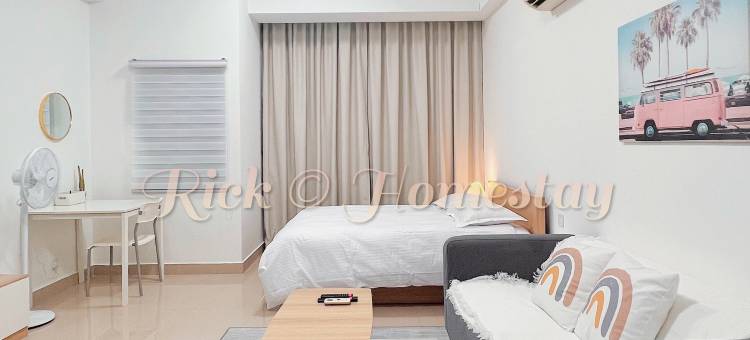 梳帮双威泰莱舒适一室房|齐全小厨房|洗衣机(SS15 Courtyard First Subang Cozy Studio with WIFI/TV Box)图片