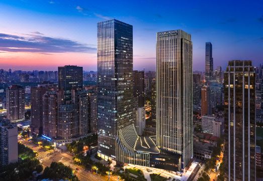 武汉汉口江滩福朋喜来登酒店外景图