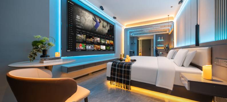 叶与晨电竞电影酒店(石家庄北国商城店)图片