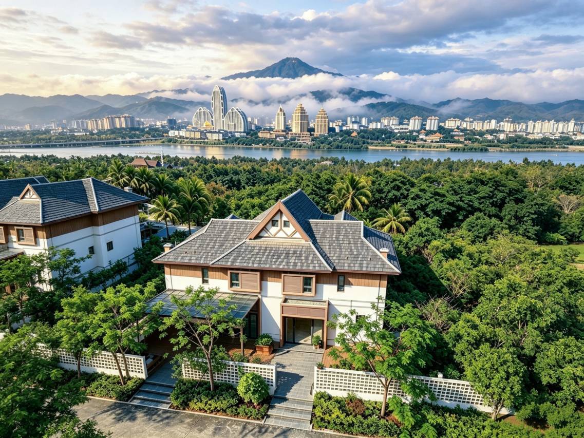 花筑·探春·Mountain城市天际·山间避世森墅(勐泐大佛寺机场店)图片