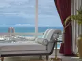 阿布扎比套房，三居室頂樓套房，海景