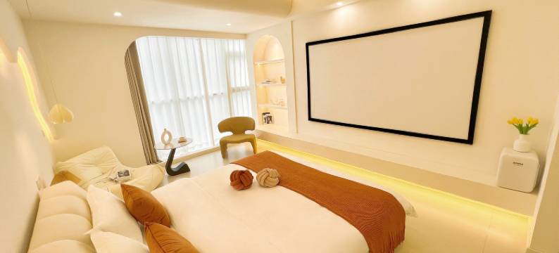 蜜柚·影院酒店(华信花漾城店)图片