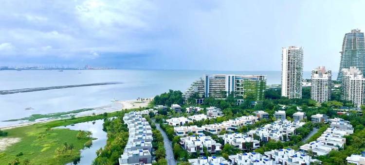 海景二房二卫6人高级公寓(Cozy 2B2R Forest City Near Tuas Duty Free Shop)图片