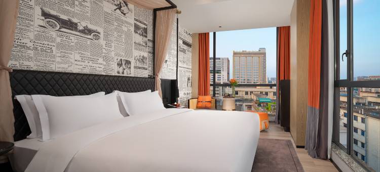 广州白云站新市墟地铁站骑士物语酒店图片