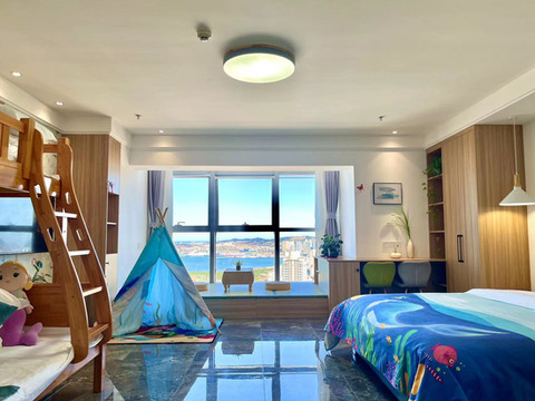 隐市拾光海景度假公寓(威海韩乐坊火车站店)