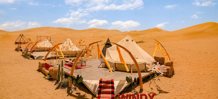 敦煌造梦师WINDY沙漠野奢观星独位露营地图片