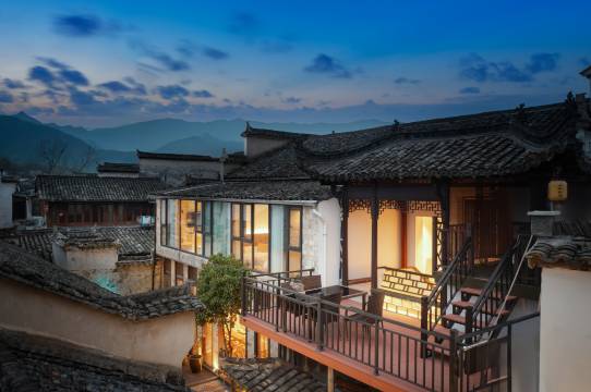 宏村逸客·月沼畔汉服体验·Garden观景民宿