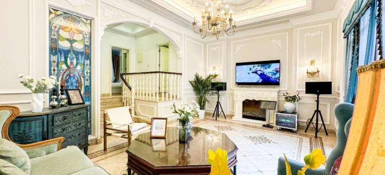 东山海蓝蓝温泉泳池度假别墅图片