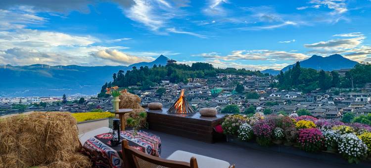 Nell和风庭· 一川风月丨观雪山古城全景酒店(丽江古城大水车店)图片