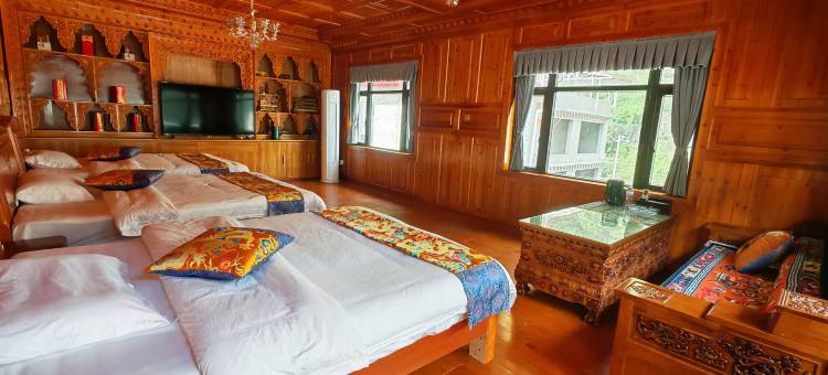 黑水冰彩藏寨图片