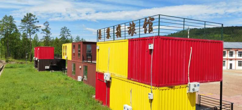 漠河集装箱旅馆图片